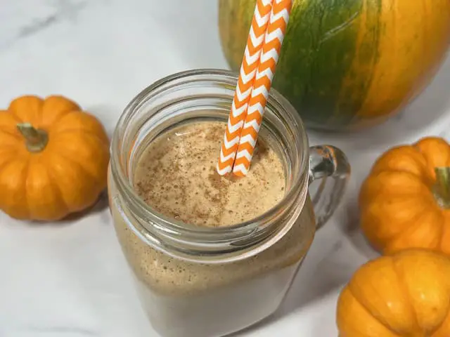 Pumpkin Pie Breakfast Smoothie-Sweeter With Sugar