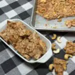 Coconut Cashew Toffee-Sweeter With Sugar