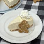 No-Bake Eggnog Cheesecake-Sweeter With Sugar