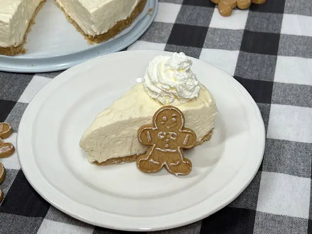 No-Bake Eggnog Cheesecake-Sweeter With Sugar