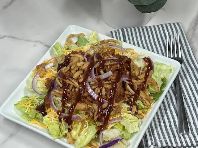 Barbecue Pulled Pork Salad-Sweeter With Sugar
