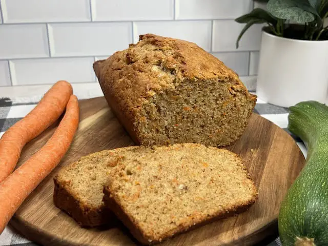 Zucchini Carrot Bread-Sweeter With Sugar