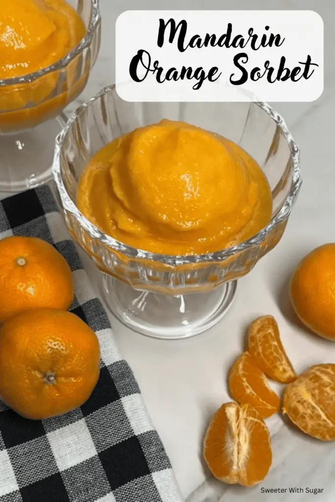 Cool off with this refreshing Mandarin Orange Sorbet recipe! Made with juicy mandarin oranges, this easy homemade sorbet is the perfect dessert for any occasion. Light, dairy-free, and bursting with flavor, it’s a delicious way to enjoy a healthy and satisfying frozen treat. #MandarinOrangeSorbet #FrozenDessert #EasySorbetRecipe #CitrusLovers #HealthyDesserts #DairyFreeTreats #HomemadeSorbet