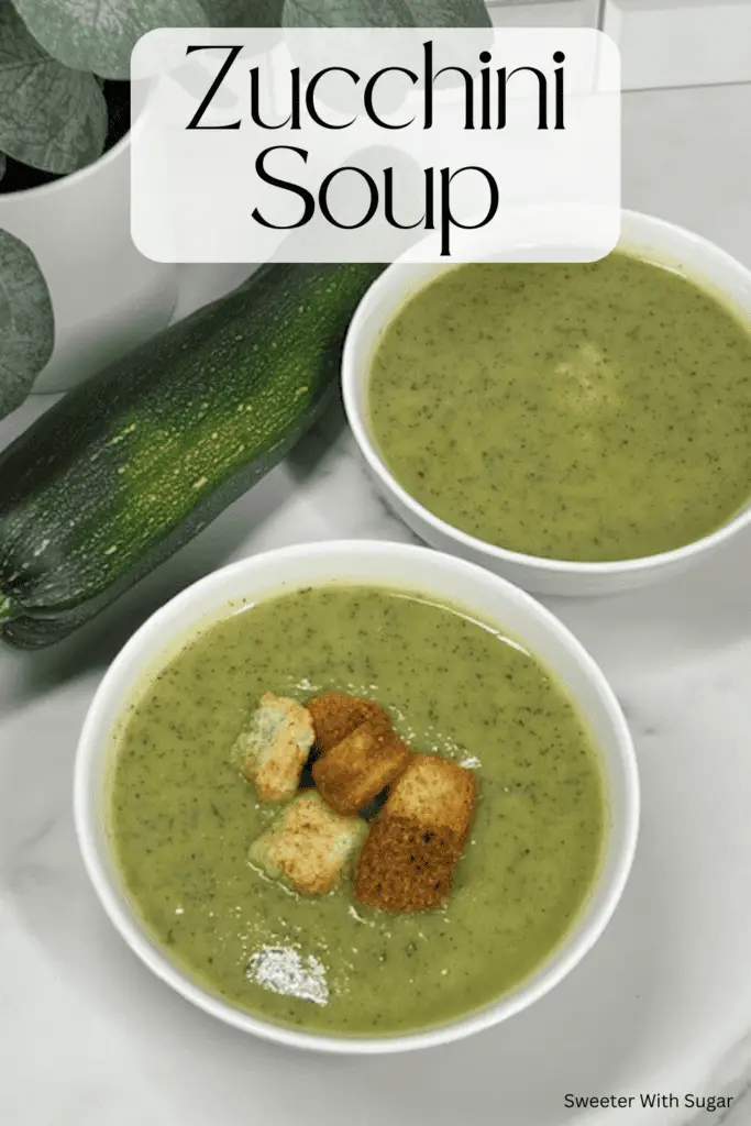 Warm up with this creamy and delicious Zucchini Soup recipe! Made with fresh zucchini, garlic, and other spices, this light yet flavorful soup is perfect for a healthy lunch or cozy dinner. Quick and easy to prepare, it's a great way to use up summer zucchini or enjoy a comforting bowl year-round. #ZucchiniSoup #HealthySoup #EasySoupRecipe #VegetableSoup #ComfortFood #LowCalorieRecipes #HomemadeSoup #GardenVegetableSoups #RecipesWithZucchini