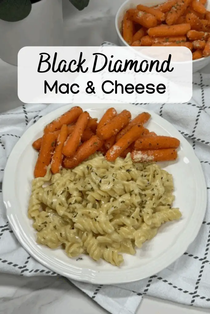 The sharp, bold taste of Black Diamond sharp cheddar adds a gourmet twist that elevates this classic dish, Black Diamond Mac and Cheese-to a whole new level. This pasta for one or two is also perfect for family dinners, holidays, potlucks (it is easy to double or triple), or as a cozy weeknight meal. #MacAndCheese #CheddarMac #BlackDiamondSharpCheeseSpread #ComfortFood #RecipesForOne #RecipesForTwo #HomemadeMacAndCheese