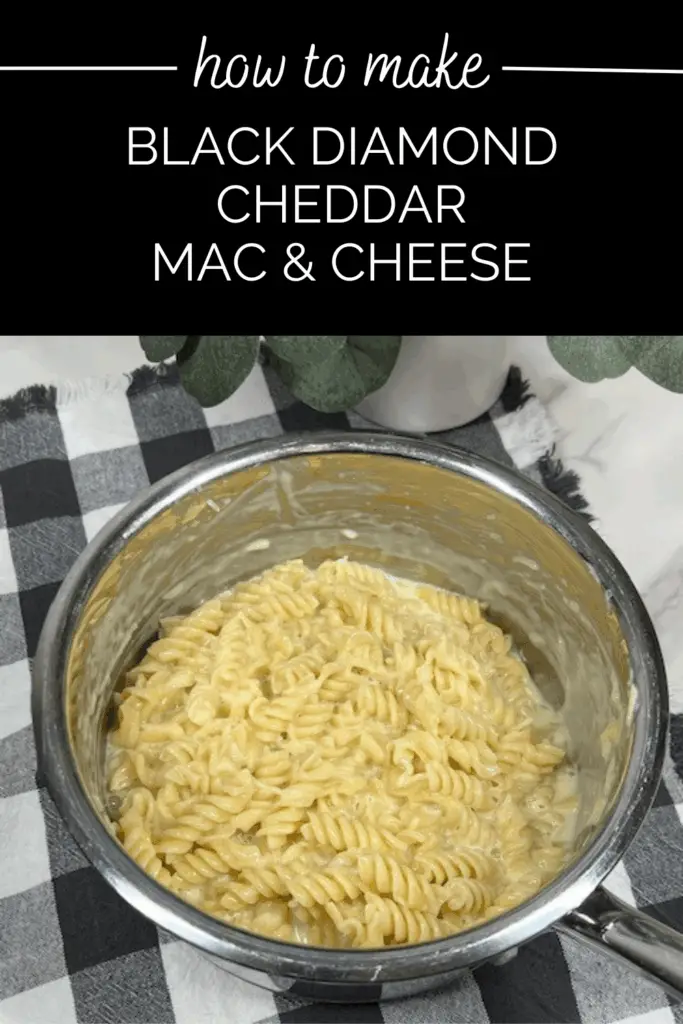 The sharp, bold taste of Black Diamond sharp cheddar adds a gourmet twist that elevates this classic dish, Black Diamond Mac and Cheese-to a whole new level. This pasta for one or two is also perfect for family dinners, holidays, potlucks (it is easy to double or triple), or as a cozy weeknight meal. #MacAndCheese #CheddarMac #BlackDiamondSharpCheeseSpread #ComfortFood #RecipesForOne #RecipesForTwo #HomemadeMacAndCheese
