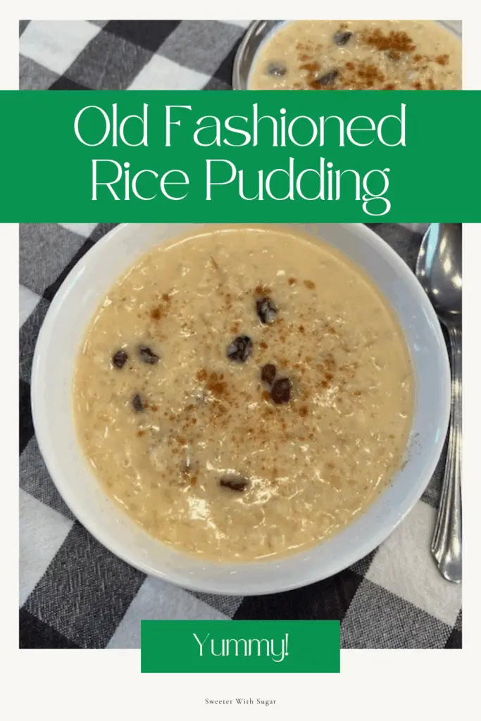 Grandma's Brown Rice Pudding recipe is a creamy and wholesome breakfast or dessert. It is slow-cooked to perfection using nutty brown rice, milk, eggs, warm cinnamon, and a touch of vanilla. #BrownRicePudding #OldFashionedDesserts #GrandmasRecipe #ComfortFoodClassic #HomemadeRicePudding #WholeGrainDessert #RicePuddingWithBrownRice #NostalgicDesserts #BudgetFriendlyBaking #TraditionalRecipes