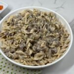 One Pan Beef Stroganoff
