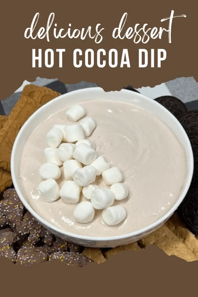 Whether you’re planning a holiday movie night, cozy winter gathering, or a Christmas potluck, this Hot Cocoa Dip is the perfect treat. Learn how to make it ahead of time, how to store it, and how to customize it with toppings like crushed candy canes, mini marshmallows, or chocolate chips. #HotCocoaDip #HotChocolateDip #ChristmasDessert #HolidayDessertDip #WinterRecipes #NoBakeDessert #EasyDessertRecipes #PartyFoodIdeas #ChristmasRecipes #HotCocoaRecipe