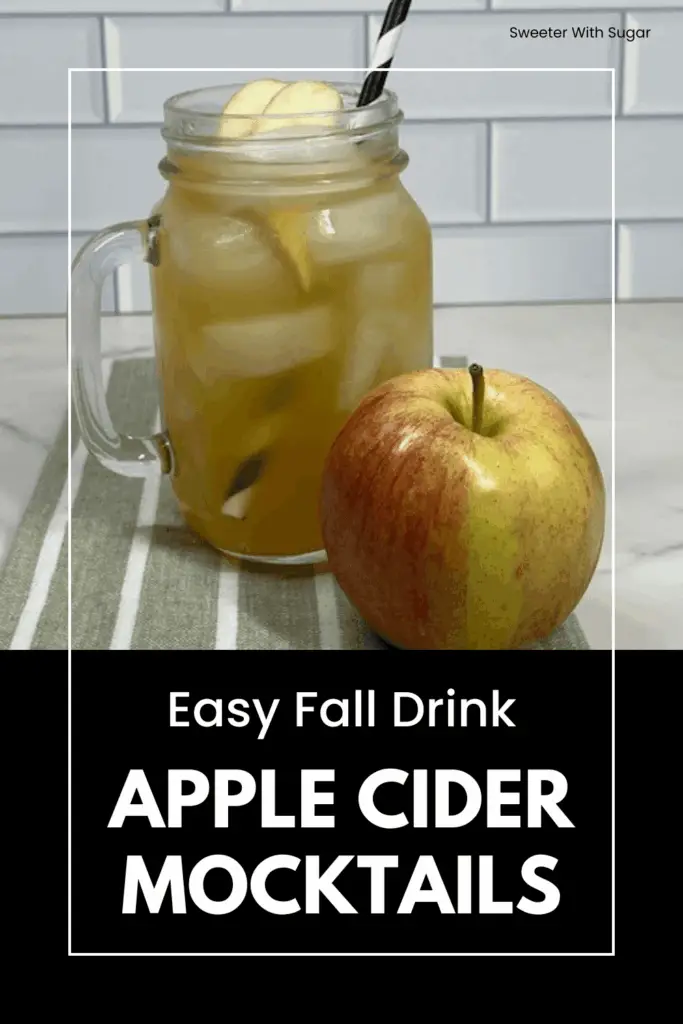 Apple Cider Mocktail: Easy Fall Drink. A Festive Fall Drink Everyone Can Enjoy!